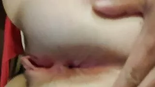 Fucking my wife in her ass.