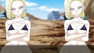 Super Slut Z Tournament Hentai game Ep.2 catfight android 18