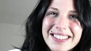 Her first time fucking on camera