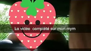 BBW outside in the forest