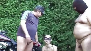 Threesome in the sun