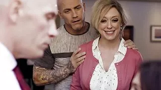 Sick Babe Having Threesome With A Desperate Couple