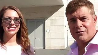 Babe gets pussy plowed and a cumshot