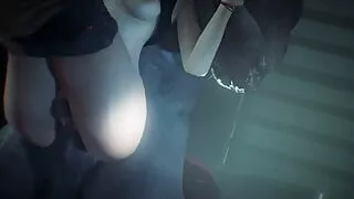 Devil fucks cute girl