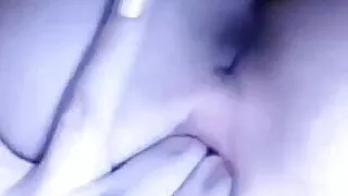 Husband's mobile, wife's hand and my pussy