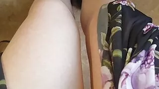 See-through dress in the office