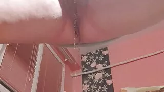 Pissing in fishet dress