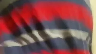 Teen claps her ass for you in dress