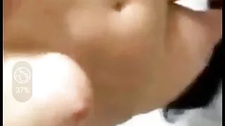 Girl showing boobs and desi chut on video call