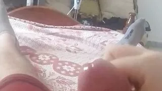 Ejakulation mit Gleitmittel in der Harnröhre