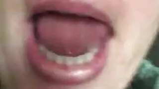 Cum on my tongue - I'm a good girl