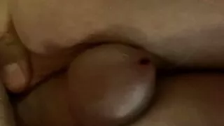 BBW wife titty fucked