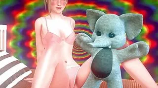 Mythic Manor V0.17 - Imaginary sex with stuffed animal (10)