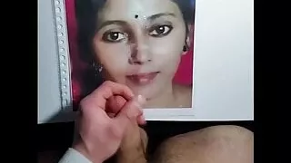 Messy spit tribute on indian slut face