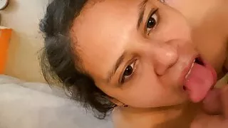 Xoco-Latina as a maid getting a facial - Full video OnlyFans