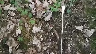 Klaarkomen, Handjob, Enorme Lul, Buitenshuis, Openbaar, Kleine Pik