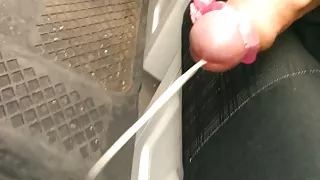 Cock Ring Makes Van Driver Cum In His Van - SlugsOfCumGuy