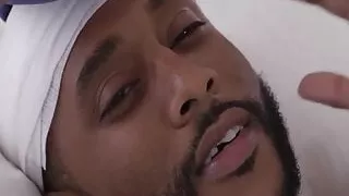 Black stud Jaxx Maxim pounds his doctor Michael Roman