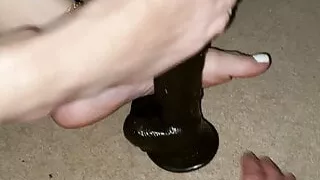 BBC footjob teaser