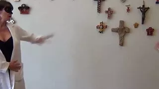 Busty Costumed MILF Deauxma Cums With Crazy Evil Dr Focker!