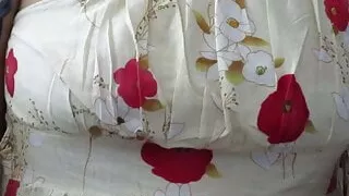 caressing my mature tits