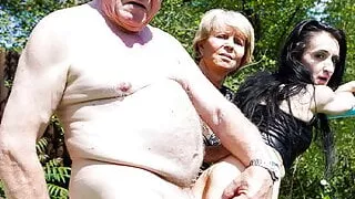 Grandpa can’t keep his balance