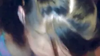 blowjob  from pigtails makeup wife cim