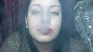 18 Year Old Girl Smokes A Cannon