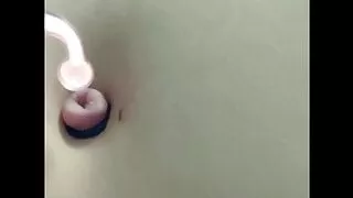 Outie Belly Button E-Stim Torture