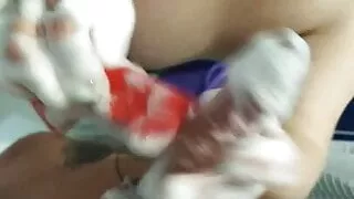 Amateursex, Dicke Frauen, Großer Schwanz, Sperma, Abspritzen, Fingern