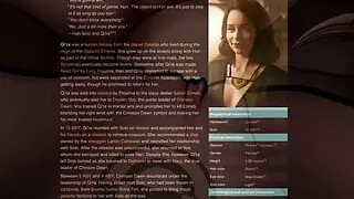 Star Wars Qira Spreading legs for Dryden Vos time lapse