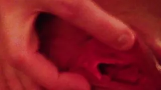 Large labia pussy gaping stretching clit jewelry ass ready