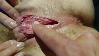 Filthy mature pussy fucked hard, close-up raw