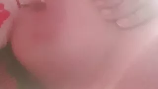 Touching myself tits