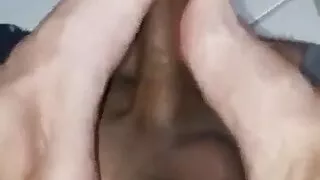 Sexy footjob