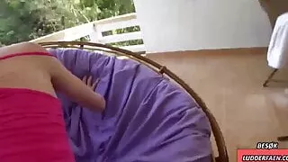 Fucked En Ung Tisse Pa Balkongen