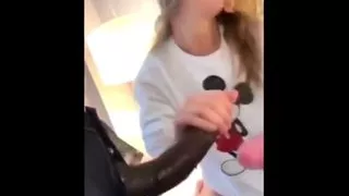 Cheating Wife Sucks Dick while She&rsquo;s Home alone