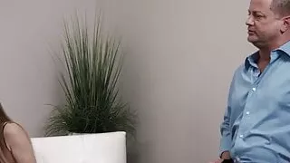 5 sexy girls taking big cocks and licking pussy in an orgy