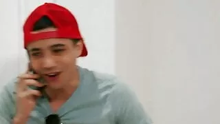 Chubby black babe fucked by little guy before titjob