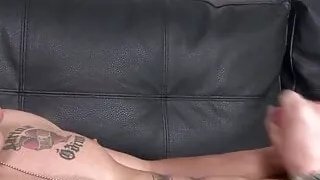 Gay solider jerking off