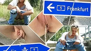 Pissing from Frankfurt to Berlin (peed 4x) l DADDYS LUDER