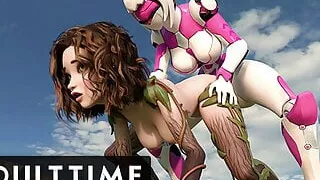 Futanari, Hentai Sex, Orgasm