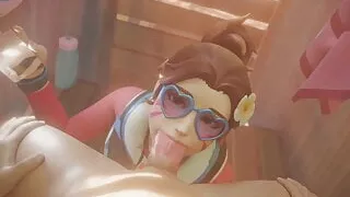 Waveracer D.Va Filming Blowjob