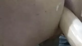 Dildoing with my Fuck-Machine