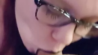 Goth Milf Sucks Stranger’s Cock