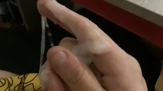 Cumshot in hand