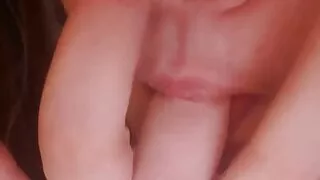 Gf sucking finger like a cock