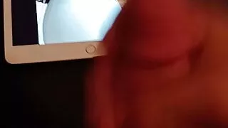 Cum tribute on big ass girl