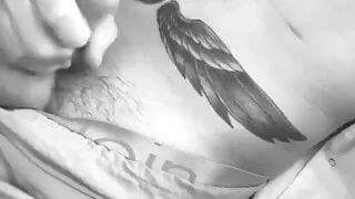 During the reception, paused to jerk off