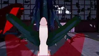 POV Creepy Haunted Girl Loves Giving Footjobs